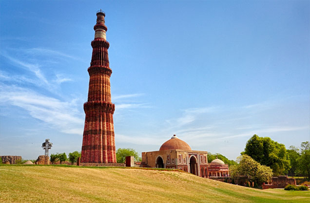 Qutab Minar is the tallest brick Minar in the world and is a perfect example of Indo-Islamic architecture. 